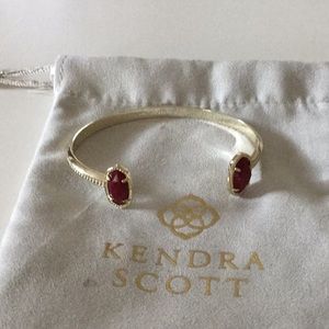 Kendra Scott Elton bracelet- maroon
